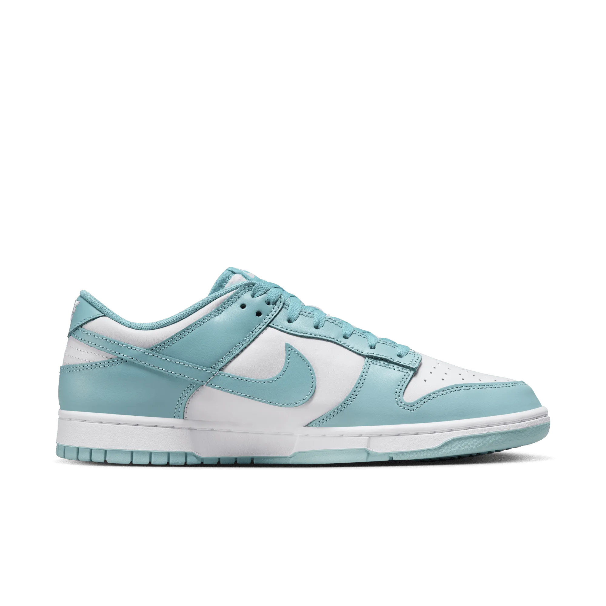 Men's Nike Dunk Low Retro - White/Denim Turquoise