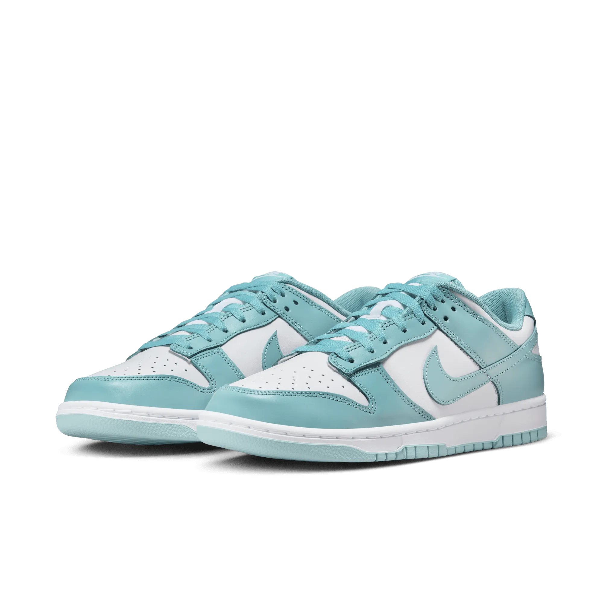 Men's Nike Dunk Low Retro - White/Denim Turquoise