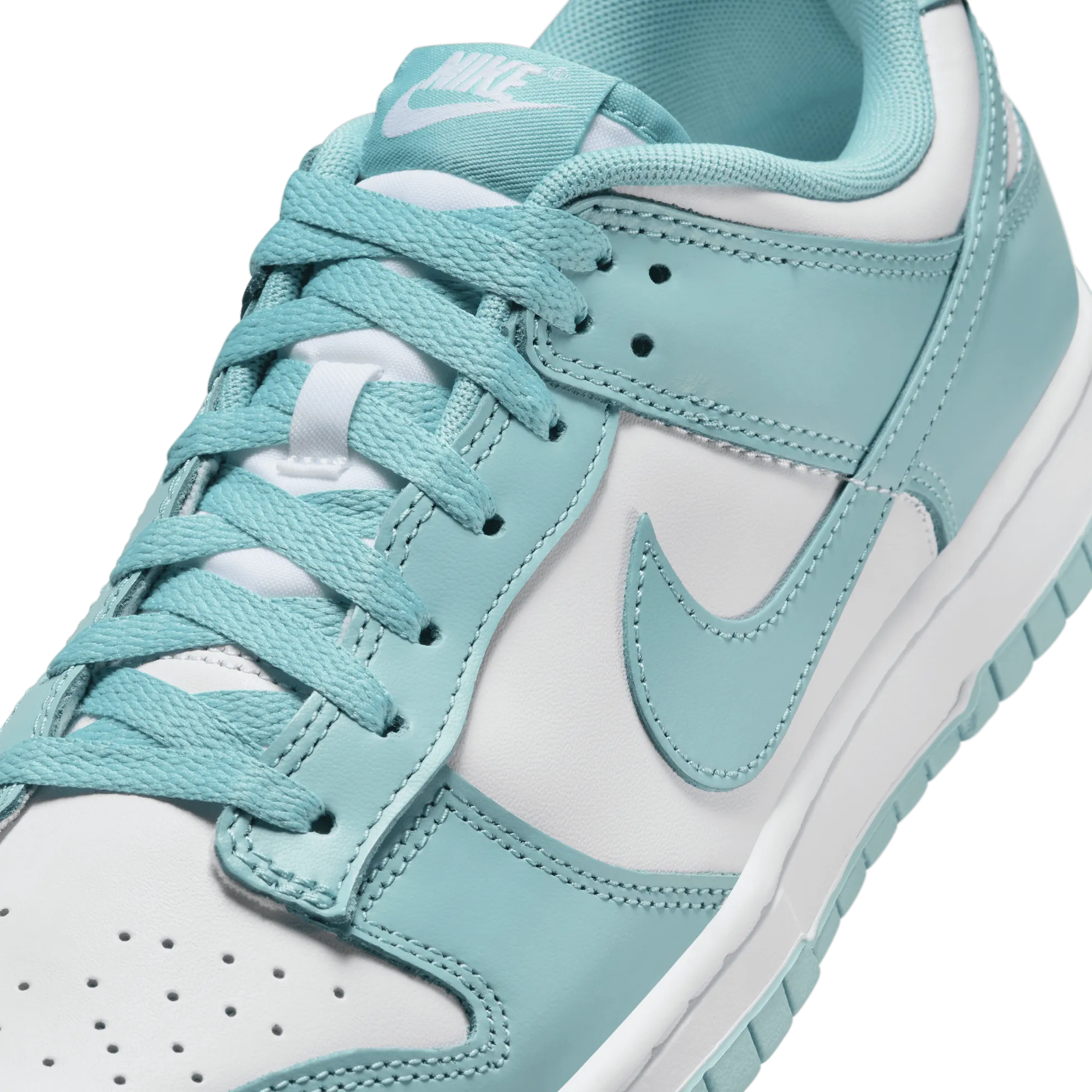 Men's Nike Dunk Low Retro - White/Denim Turquoise