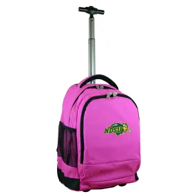 MOJO NDSU Bison Pink 19'' Premium Wheeled Backpack