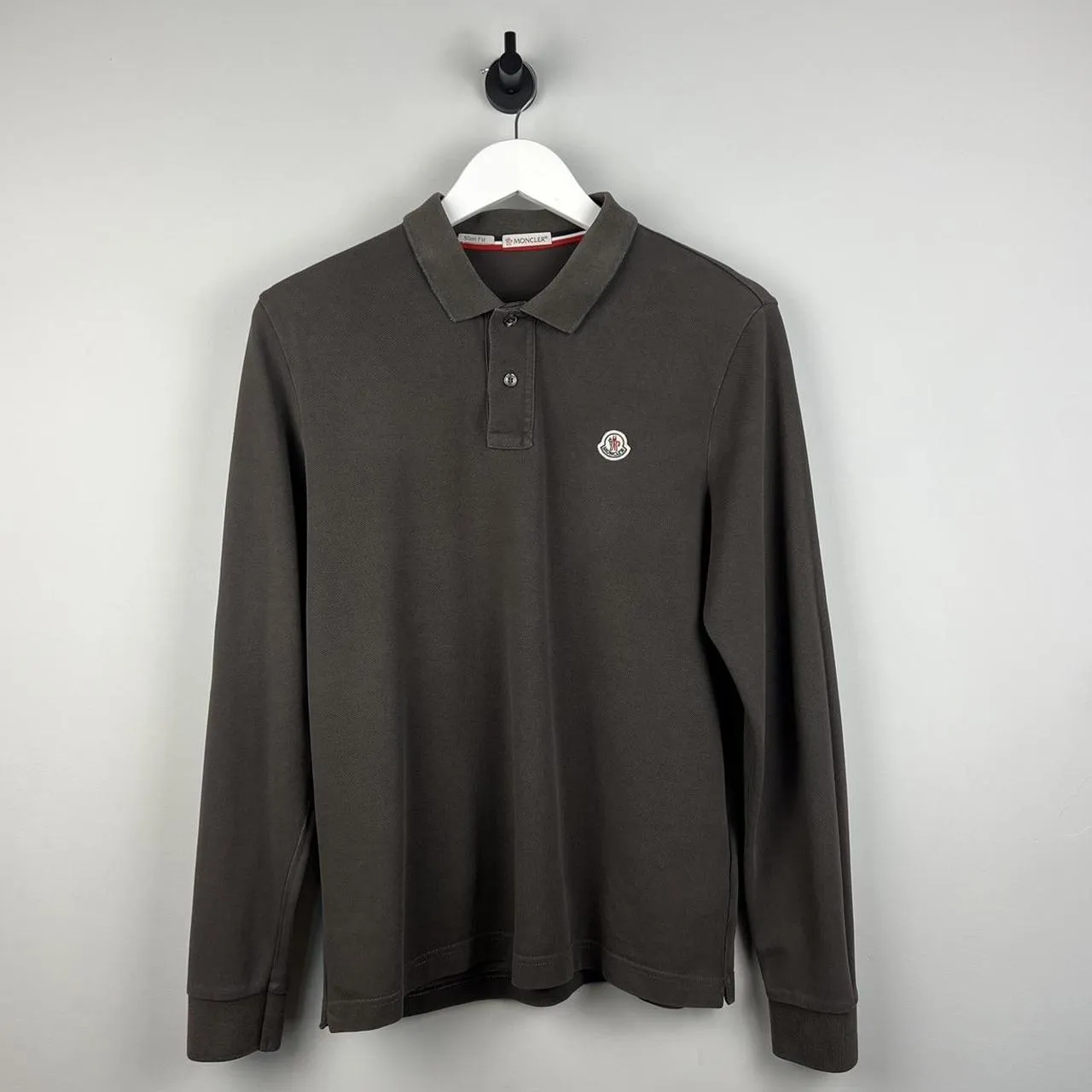 Moncler Maglia Logo Polo Shirt LS (M)