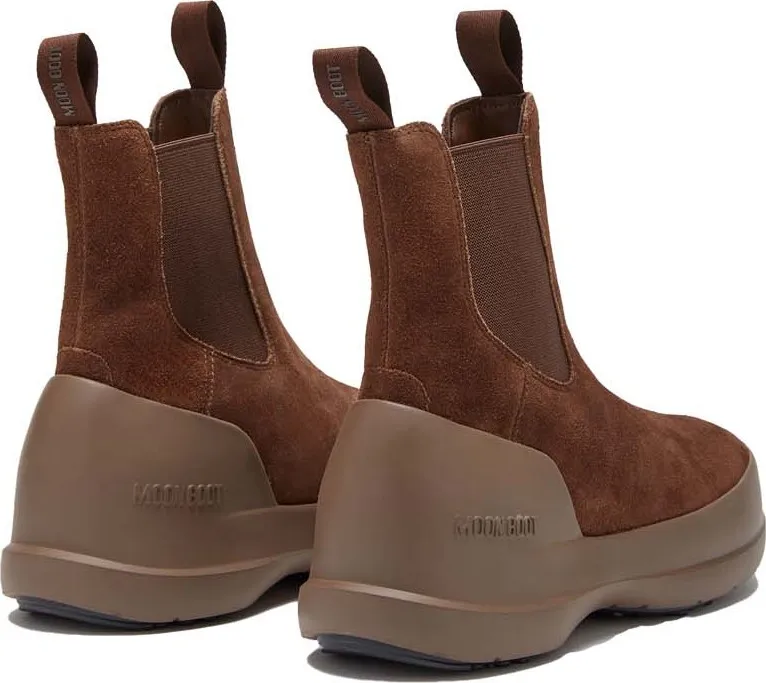 Moon Boot Women's Luna Chelsea Suede Brown | Buy Moon Boot Women's Luna Chelsea Suede Brown here | Outnorth