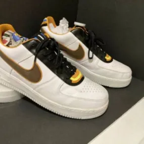 Nds & rare sz 14!  nike air force 1 low sp riccardo tisci white/baroque/brown