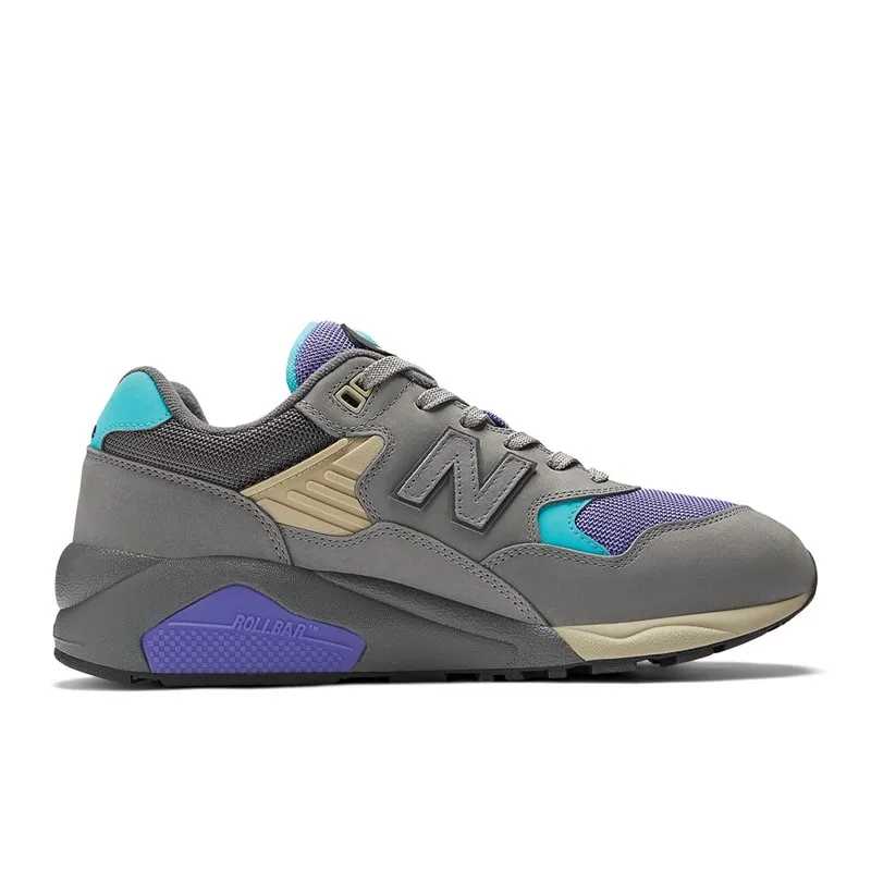 New Balance 580 Trainers Shadow Grey/Electric Indigo/Virtual Blue