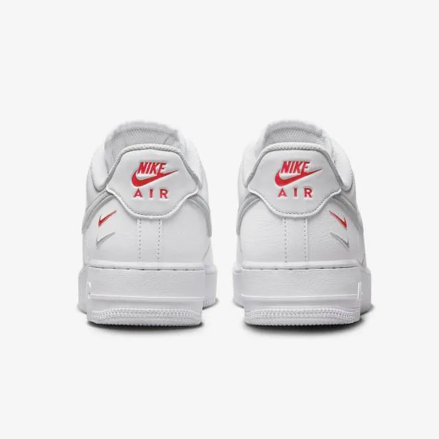 Nike air force 1 '07 (double swoosh white picante/ white/ picante red/ wolf grey) men us 8-13 fd0666