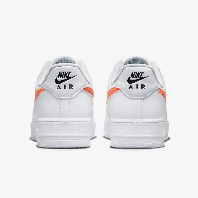 Nike air force 1 '07 (spray paint swoosh safety orange/ white/ university gold/ black/ safety orange