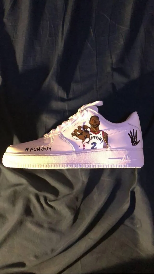 Nike air force 1 customs drake x kawhi