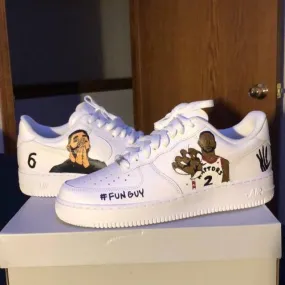 Nike air force 1 customs drake x kawhi