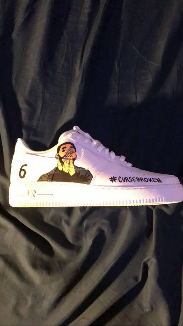 Nike air force 1 customs drake x kawhi