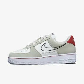 Nike air force 1 low first use light sail red