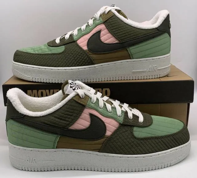 Nike air force 1 low toasty oil green