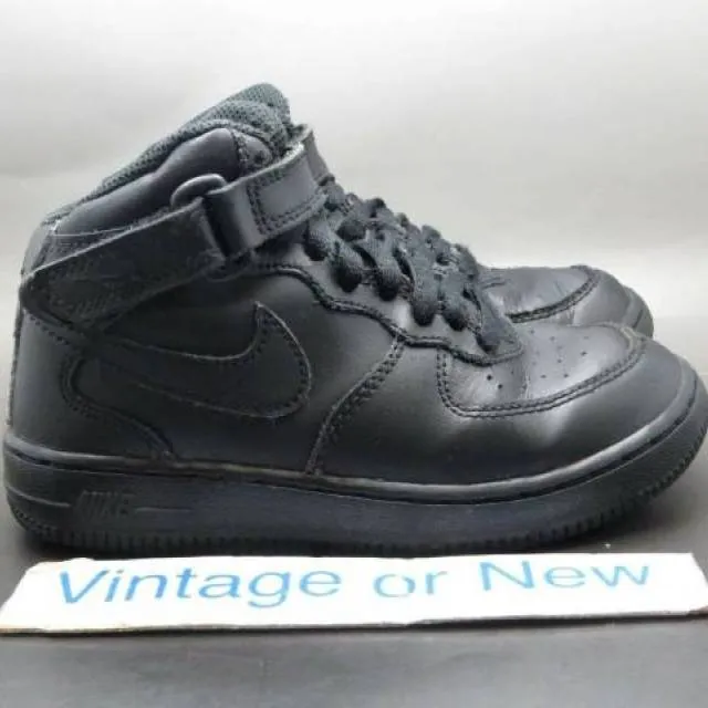 Nike air force 1 mid '07 black ps 2016 sz 11.5c