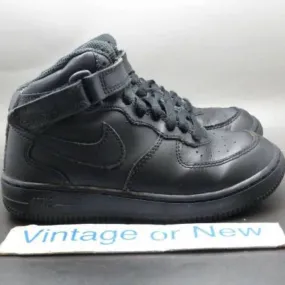 Nike air force 1 mid '07 black ps 2016 sz 11.5c