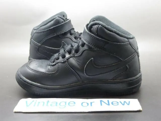 Nike air force 1 mid '07 black ps 2016 sz 11.5c