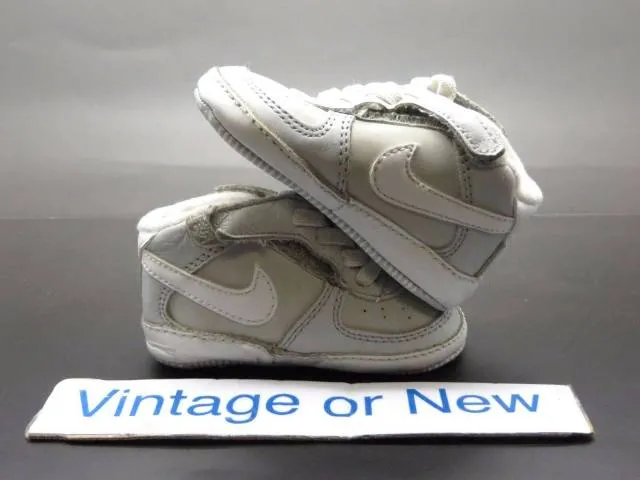 Nike air force 1 mid '07 neutral grey white td crib infant 2008 sz 2c