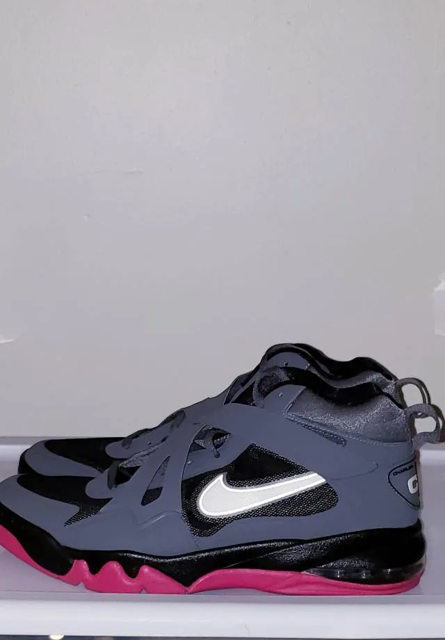 Nike air force max cb2 hyperposite-- cool grey / vivid pink