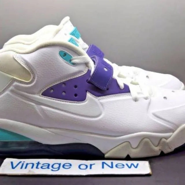 Nike air force max white ultraviolet pure platinum barkley 2013 sz 10.5