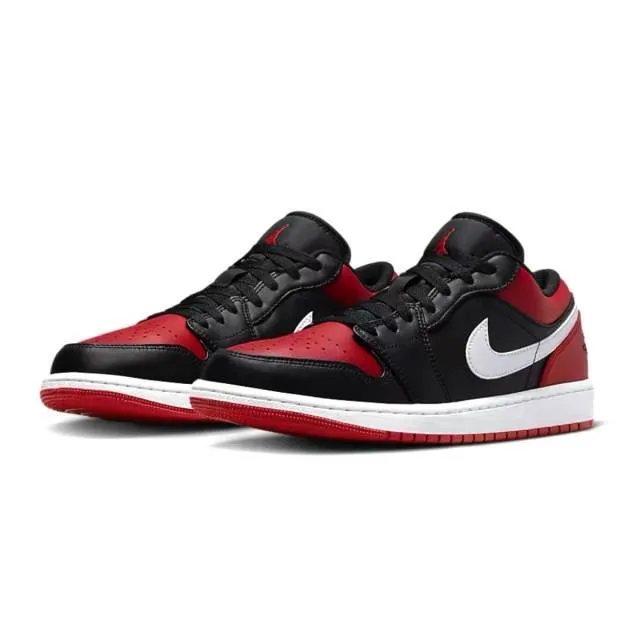 Nike air jordan 1 low (alternate bred toe/ black/ gym red/ white) men us 8-13 553558-066