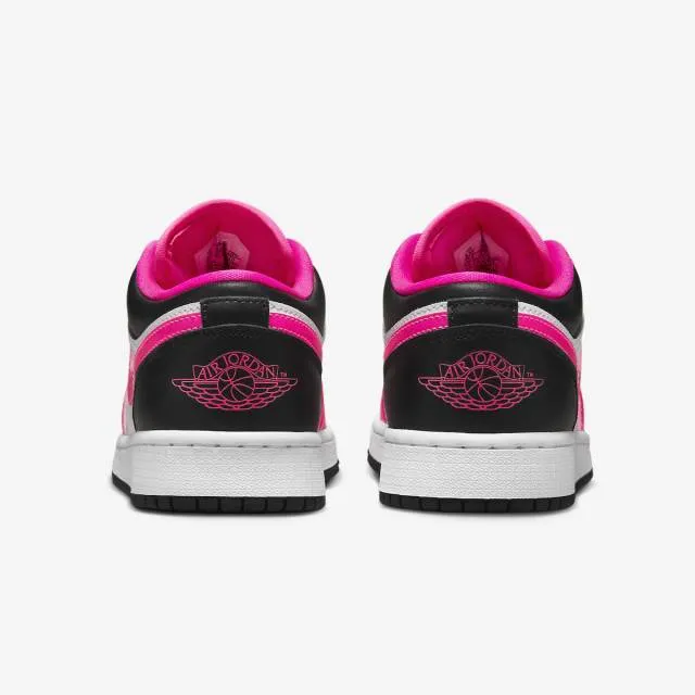 Nike air jordan 1 low gs (fierce pink/ pink/ fierce pink/ black/ white) big kids 3.5y-7y dz5365-601