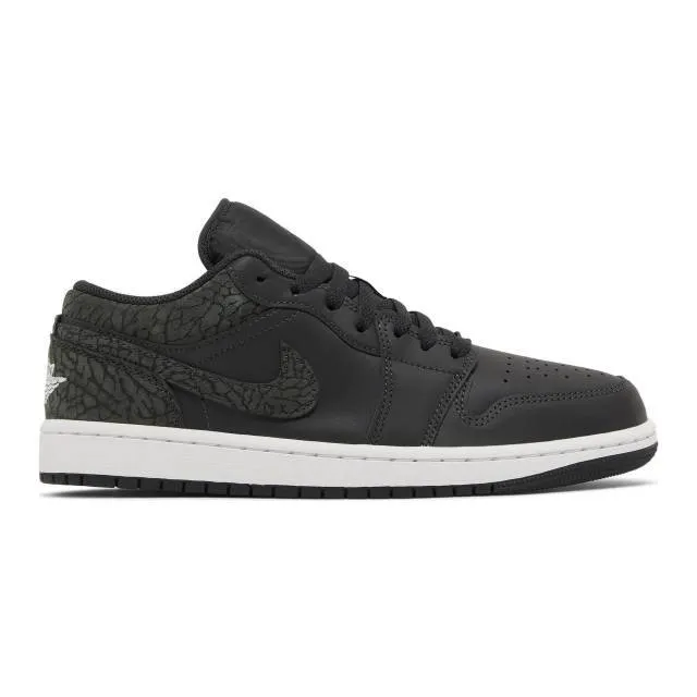 Nike air jordan 1 low se (black elephant/ off noir/ black/ white/ black) men us 8-13 fb9907-001