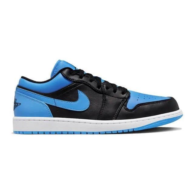 Nike air jordan 1 low (university blue/ black/ black/ university blue/ white) men us 8-13 553558-041