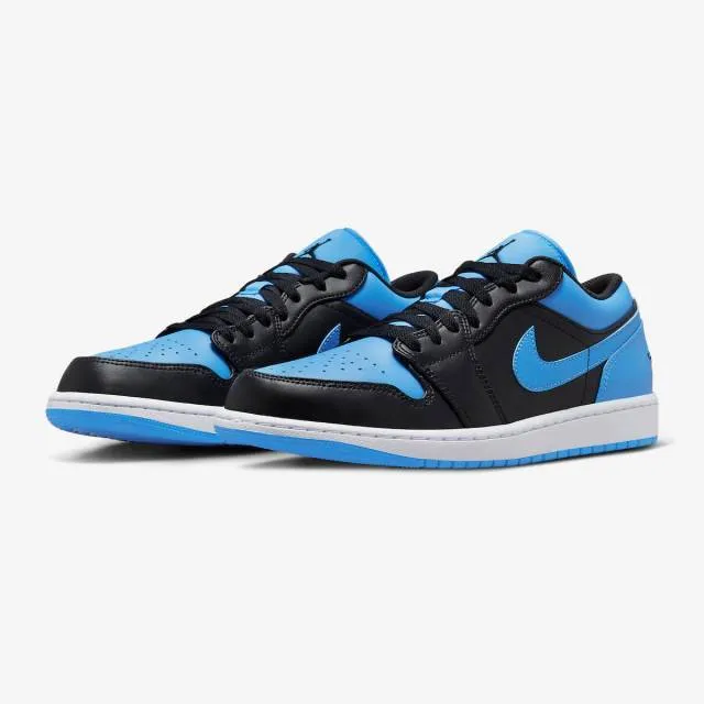 Nike air jordan 1 low (university blue/ black/ black/ university blue/ white) men us 8-13 553558-041