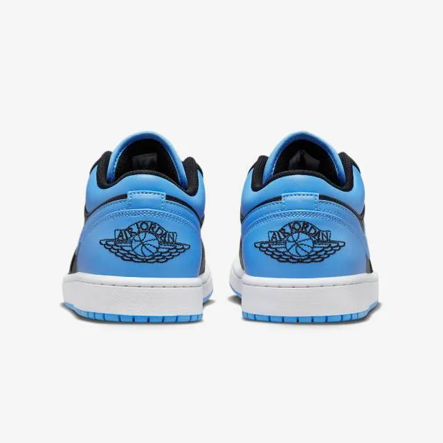 Nike air jordan 1 low (university blue/ black/ black/ university blue/ white) men us 8-13 553558-041