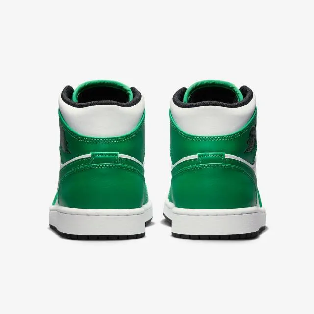 Nike air jordan 1 mid (lucky green/ black/ white) men us 8-13 dq8426-301