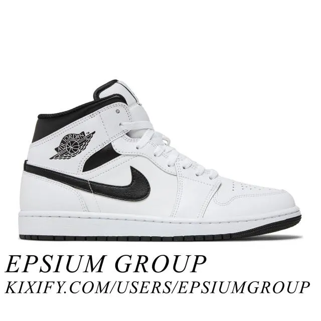 Nike air jordan 1 mid (white black/ white/ black/ white/ black) men us 8-13 dq8426-132