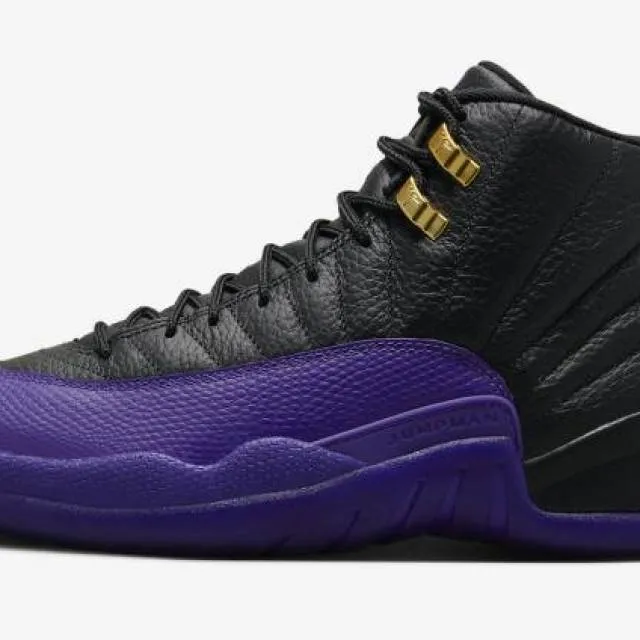 Nike air jordan 12 retro field purple black taxi