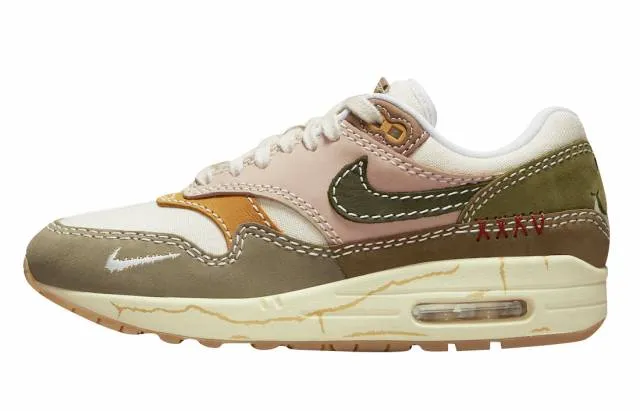 Nike Air Max 1 Premium WABI-SABI Tan Olive Sail 2022 DQ8...