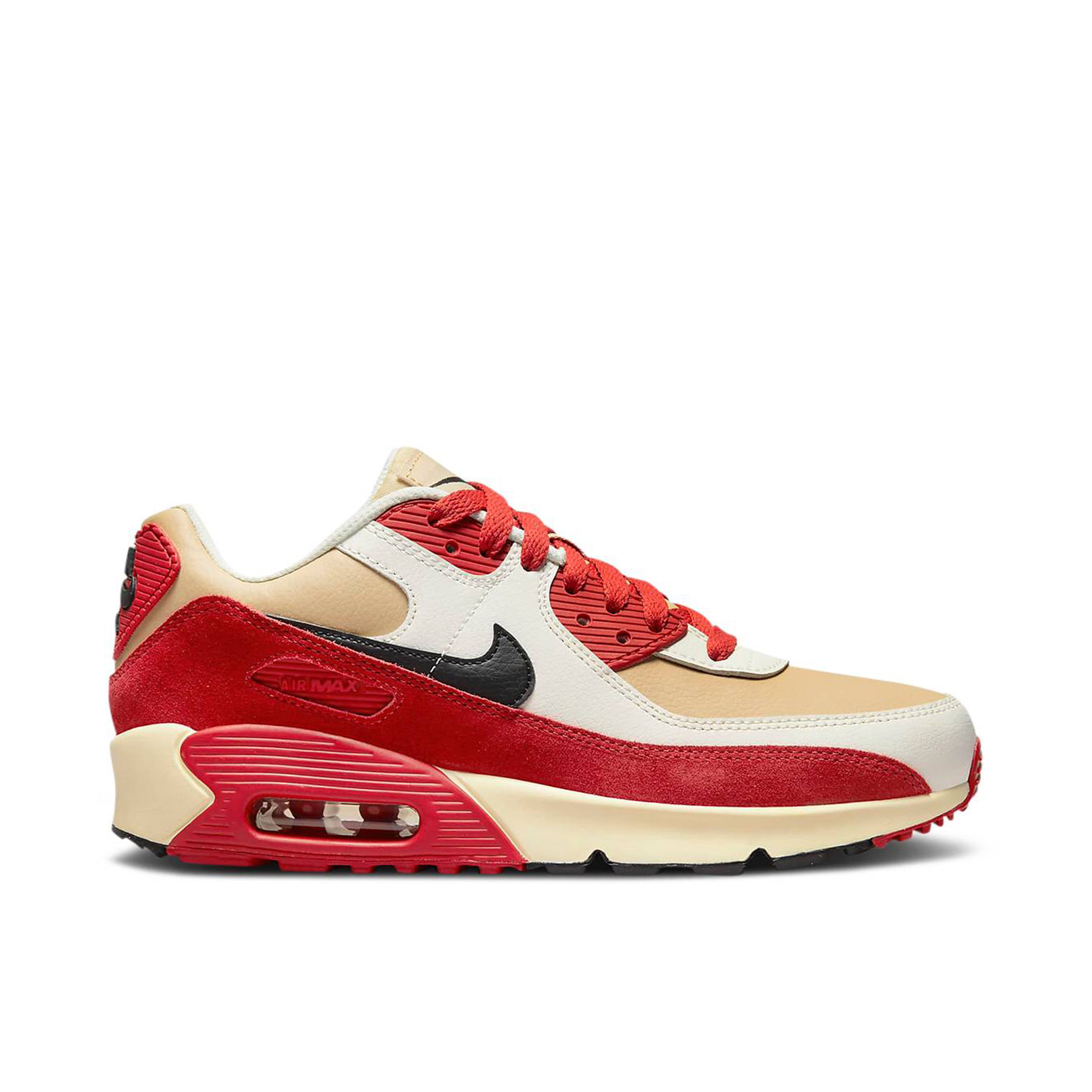 Nike Air Max 90 Leather Sesame Red GS | CD6864-200 | Laced