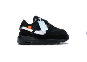 nike air max 90 off-white black white (td)