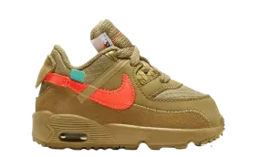 nike air max 90 off-white desert ore (td)