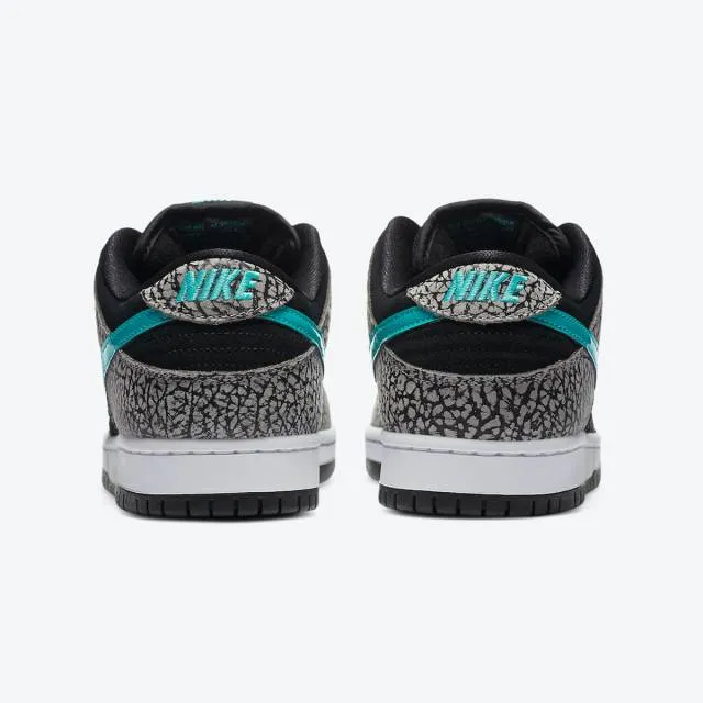 Nike dunk low pro sb (atmos elephant/ medium grey/ black/ white/ clear jade) men us 8-13 bq6817-009