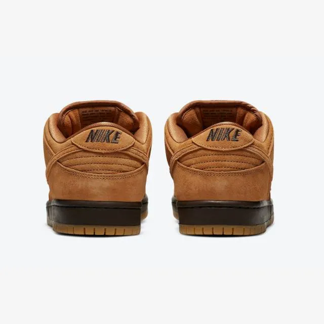 Nike dunk low pro sb (wheat mocha 2021/2023/ tan brown/ flax/ flax/ baroque brown/ gum light brown)