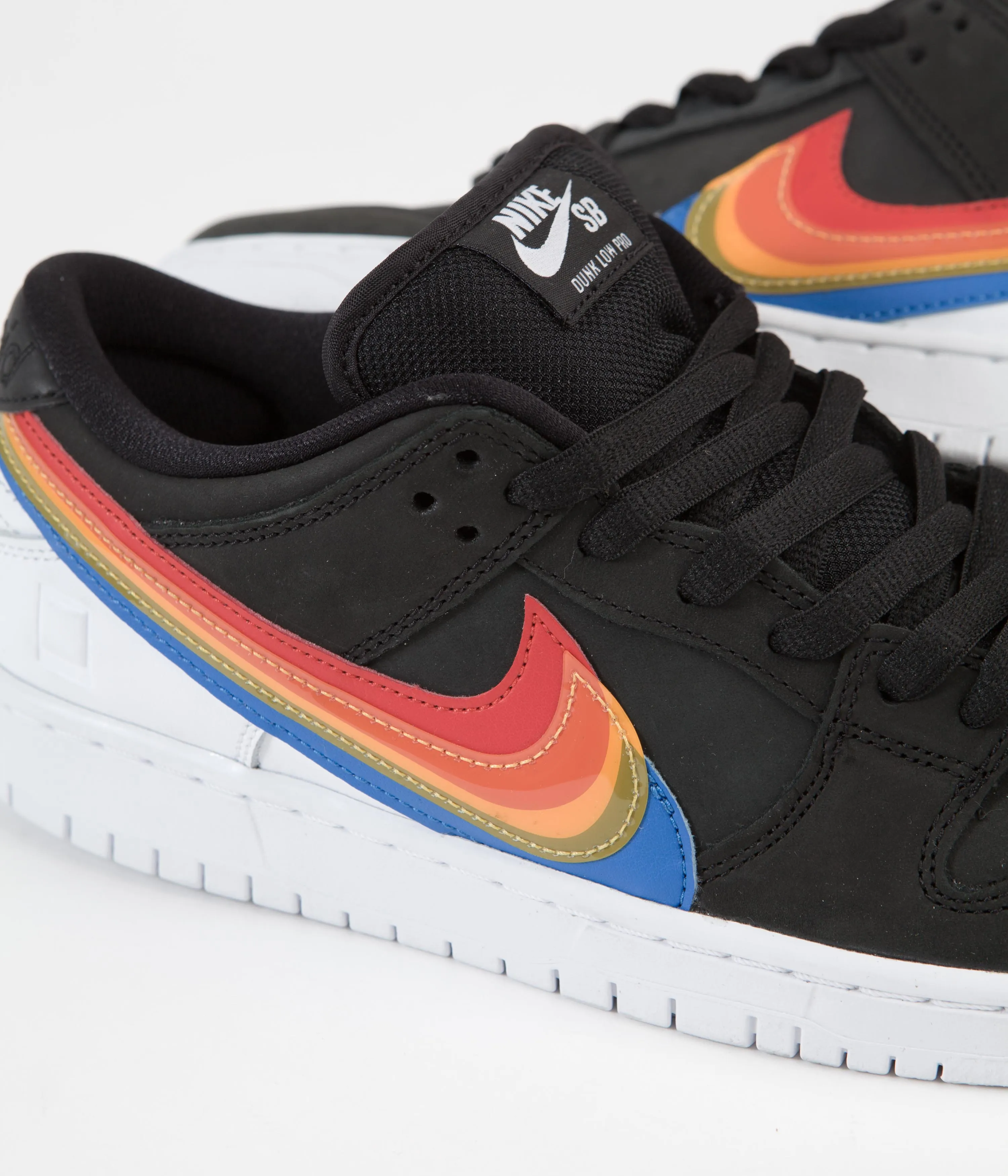 Nike SB Dunk Low Pro 'Polaroid' Shoes - Black / Black - White