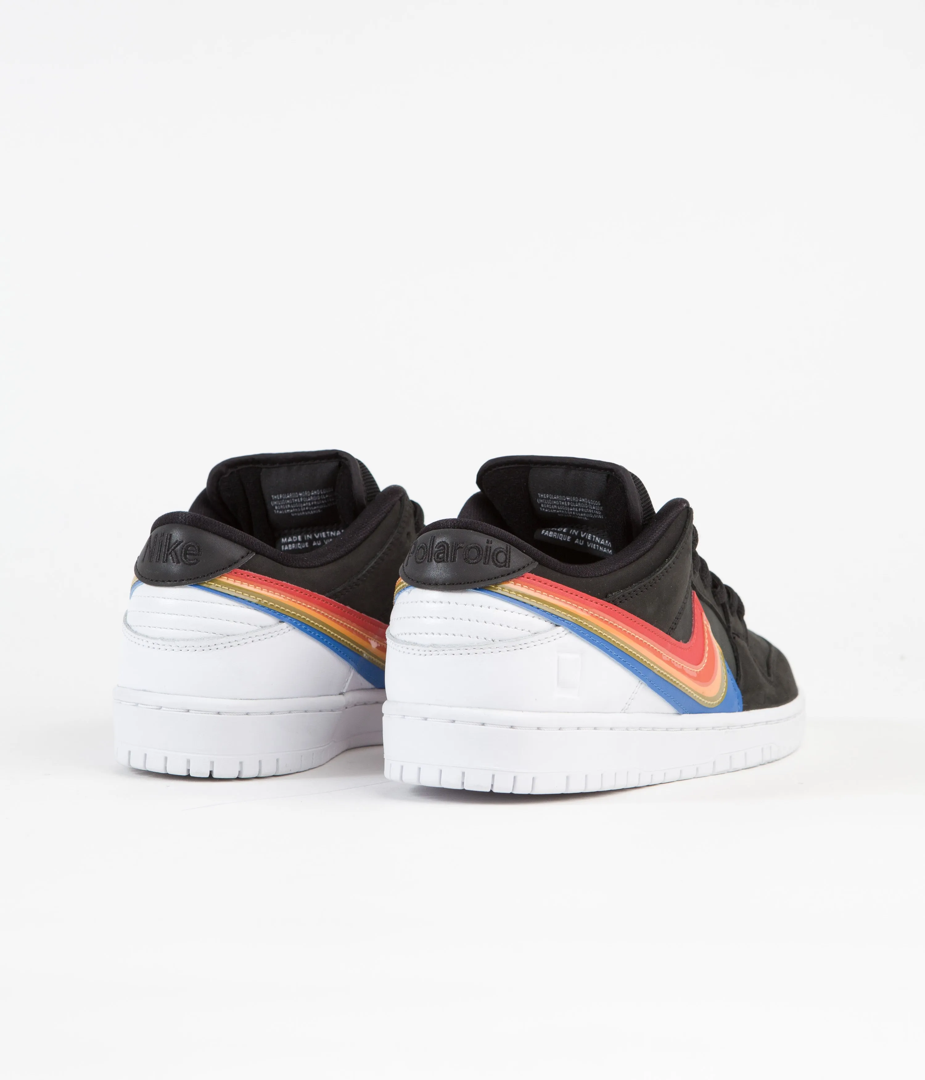 Nike SB Dunk Low Pro 'Polaroid' Shoes - Black / Black - White