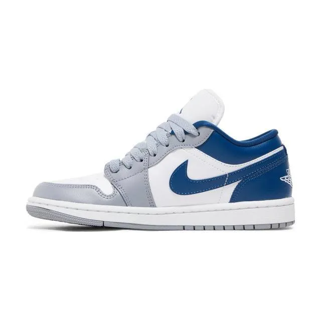 Nike women's air jordan 1 low (french blue/ stealth french blue/ stealth/ white/ french blue) sizes