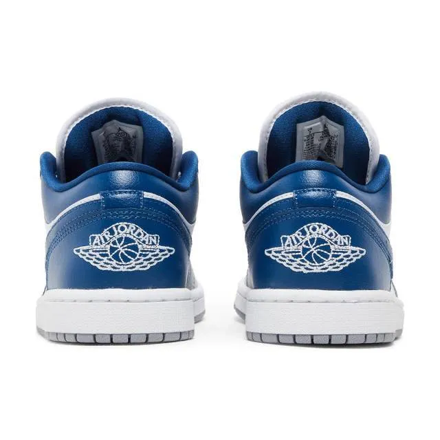 Nike women's air jordan 1 low (french blue/ stealth french blue/ stealth/ white/ french blue) sizes