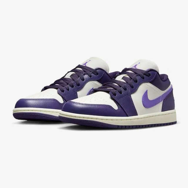 Nike women's air jordan 1 low (sky j purple/ purple/ sail/ action grape) sizes 6-10 dc0774-502