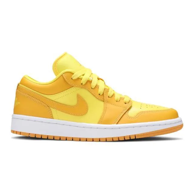 Nike women's air jordan 1 low (yellow strike/ yellow strike/ white/ pollen) sizes 6-10 dc0774-700