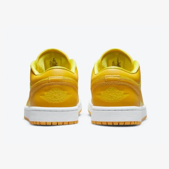 Nike women's air jordan 1 low (yellow strike/ yellow strike/ white/ pollen) sizes 6-10 dc0774-700