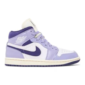 Nike women's air jordan 1 mid se (sky j purple/ barely grape/ guava ice/ sky j purple) sizes 5-12 dz3745-500