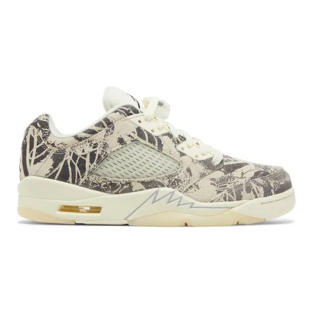 Nike women's air jordan 5 retro low (expression/ coconut milk/ black/ white) sizes 5-12 da8016-100