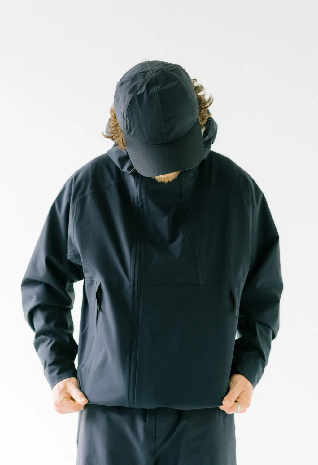 Norse Projects Arktisk Men's 3L Waterproof Shell Jacket - Dark Navy