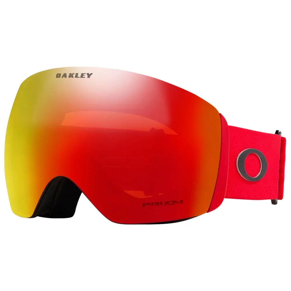 Oakley Flight Deck L Snow Goggles Matte Red Prizm Torch Iridium