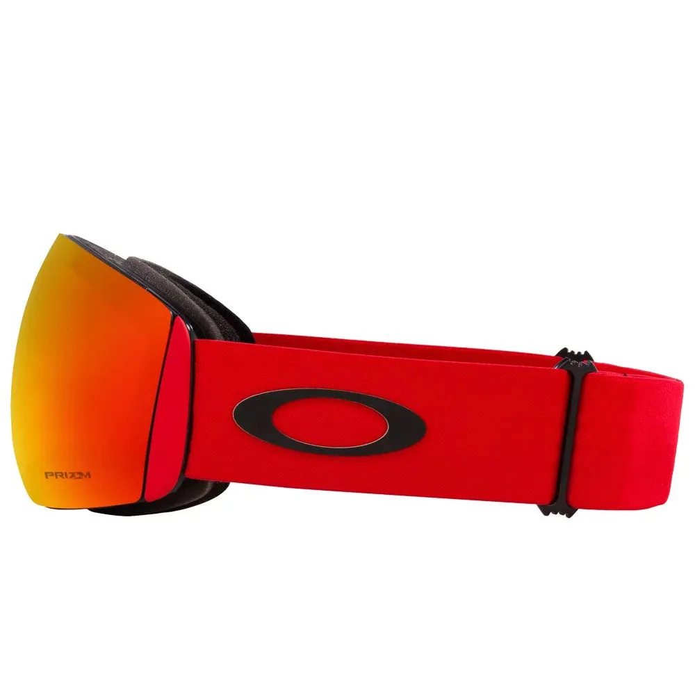 Oakley Flight Deck L Snow Goggles Matte Red Prizm Torch Iridium