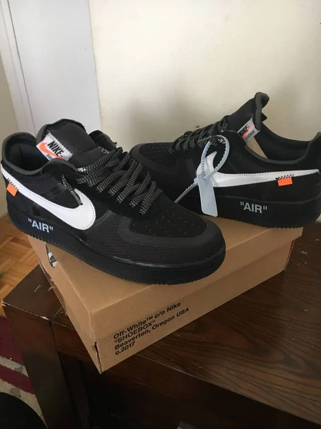 Off-white x nike air force 1 low black