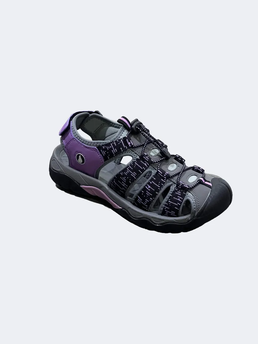 Oil And Gaz Closed Toe Women Lifestyle Sandals Grey/Purple